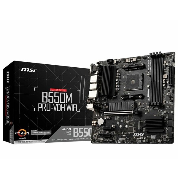 Msi B550M-VC WIFI Gaming Desktop Motherboard - B550MPROVCWIFI