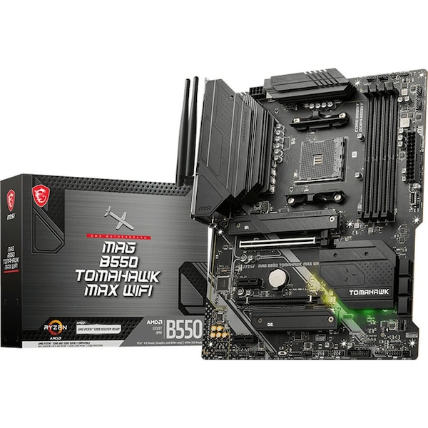 Msi MAG B550 TOMAHAWK MAX WIFI Desktop Motherboard - B550TMHWKMWI