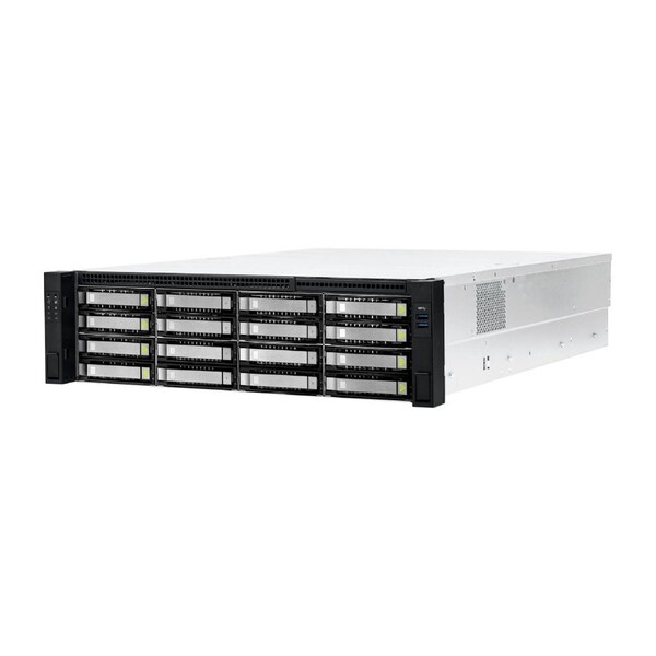 In-Win 3U 16 Drive Server Chassis CPRS 1200W Power Supply with OCULINK x 8 Backplane and SAS3 Expander - IW-RS316-07-CR1K2.OL