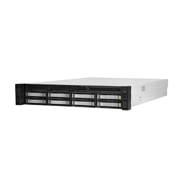 In-Win 2U 8 Drive Server Chassis CRPS, 7 LP Expansion, Hybrid Oculink - IW-RS208-07.OL-CR800