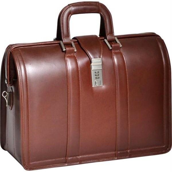 Mckleinusa McKlein 17 Inch Morgan Brown Leather Litigator Notebook Brief - 83344 - 83344