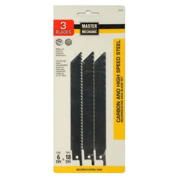 Disston Disston 281063 Master Mechanic Reciprocating Saw Blade Set; 3 Piece - 281063