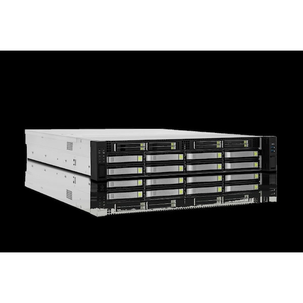 In-Win IW-RS216-CR800.OL- 2U 16 Drive Server Chassis CRPS, 7 LP Expansion, Hybrid Oculink x 8 Backplane - IW-RS216-07-CR800.OL