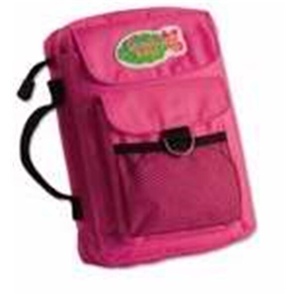 A1 Luggage 55221 Bible Cover-Adventure Bible-Medium-Pink Nylon - A137122