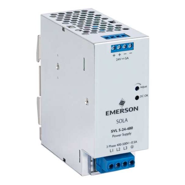 Solahd Din Rail Power Supply, 5 A, 120 W - SVL524480