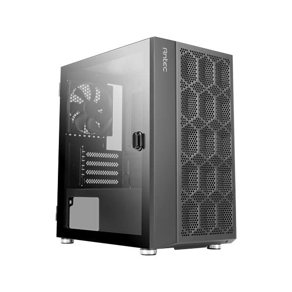 Antec NX200 M, Micro-ATX Tower, Mini-Tower Computer Case with 120mm Rear Fan Pre-Installed, Mesh Des - NX200M