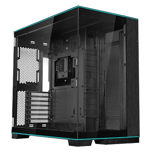 Lian Li Lian-Li  2 x 3.5 in. HDD or 2.5 in. SSD Full Tower Case, Black - O11DERGBX