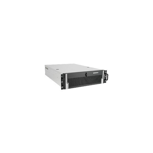 In-Win IN WIN SGCC 3U Rackmount Server Case Redundant CPRS 1200W, 2 External 5.25 Drive Bays - IW-R300-02N-CR1K2