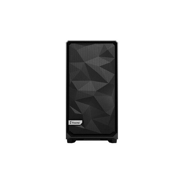Fractal Design Meshify 2 Black ATX Flexible Dark Tinted Tempered Glass Window Mid Tower Computer Case, Black - FR332104