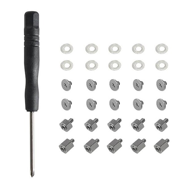 Silverstone SilverStone Technologies CA03 M.2 SSD Screw Kit for ASUS & MSI Motherboard Mounting Accessories - CA03