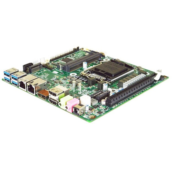 Jetway MI02-12 10th/11th Generation LGA1200 Q470E Mini-ITX Motherboard w/TPM - JEMI02-12