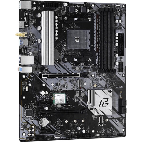 Dynamicfunction MB PHANTOM GAMING 4 AMD AM4 Ryzen B550 DDR4 128GB PCIE SATA ATX Motherboard - DY1690054