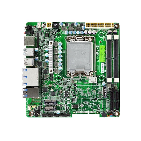 Jetway Mini-ITX Embedded Motherboard, 13th/12th Generation LGA1700, H610/H610E DDR5 up to 64GB, 4* SATAIII - MI23-H6102