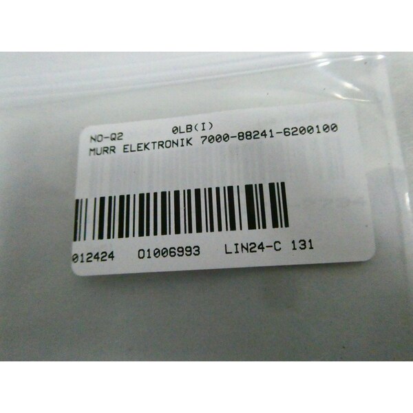 Murr Elektronik 50V-AC 60V-DC CORDSET CABLE - 7000-88241-6200100