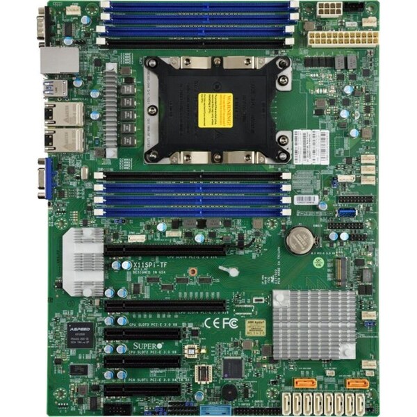 Betterbattery Motherboard Xeon Single Socket P S3647 C622 Max.1TB PCI Express ATX Brown Box - BE3367528