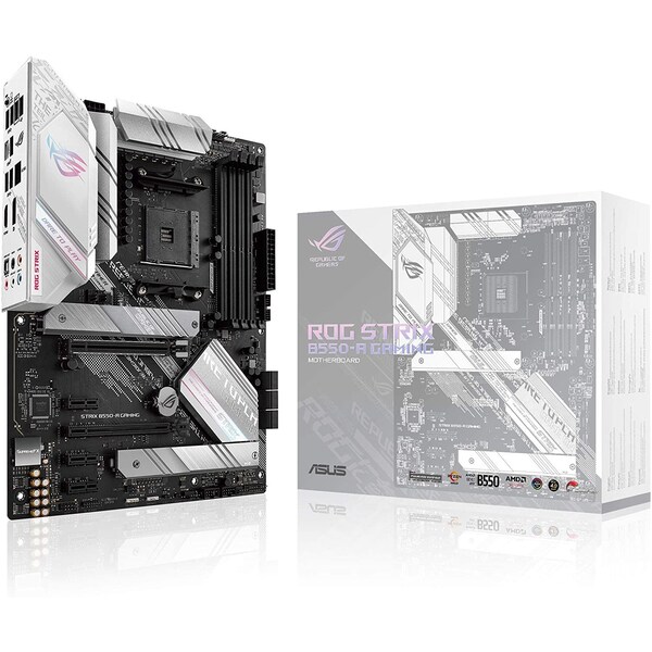 Asus ROG Strix B550-E Gaming AMD AM4 3rd Gen Ryzen ATX Gaming Motherboard-PCIe 4.0, NVIDIA SLI, WiFi - ROGSTRIXB550-EGAMING