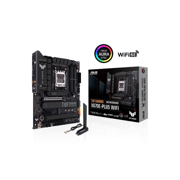 Maxpower TUF X670E-Plus Wi-Fi 6E Socket AM5 LGA 1718 Ryzen 7000 ATX Gaming Motherboard - MA3648437