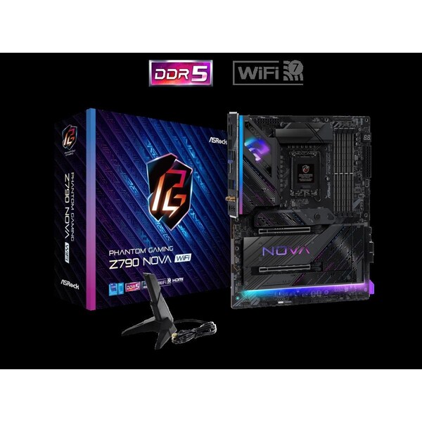 Asrock LGA 1700 Intel Z790 SATA 6Gbs ATX Motherboard - Z790 NOVA WIFI