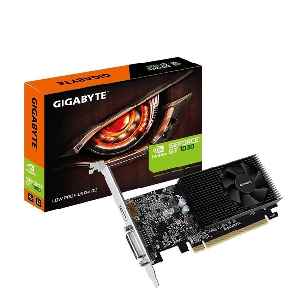 Gigabyte GeForce GT 1030 Low Profile D4 2G Computer Graphics Card - GV-N1030D4-2GL