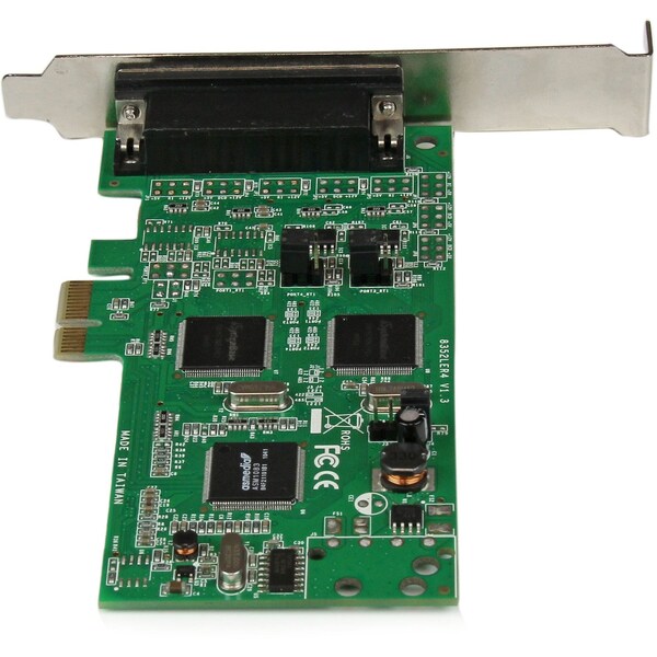 Startech.Com 4Port Dual Profile PCI Express RS232 RS422 RS485 Serial Card - PEX4S232485