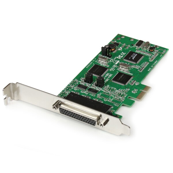 Startech.Com 4Port Dual Profile PCI Express RS232 RS422 RS485 Serial Card - PEX4S232485