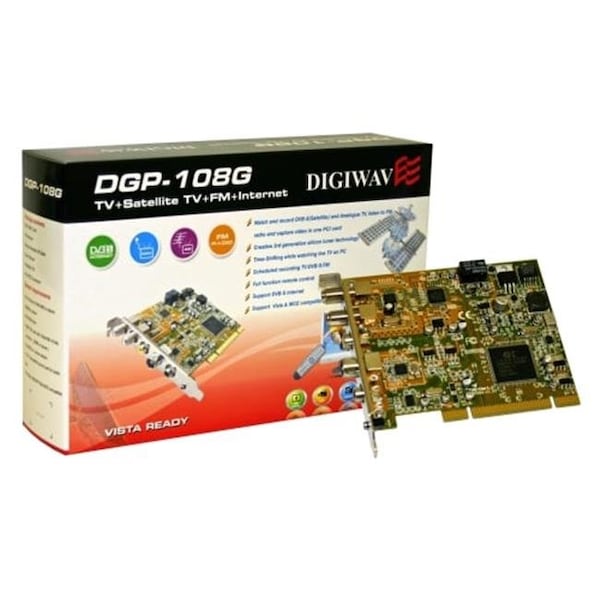 Homevision Technology Homevision Technology DGP108G DVB-S PCI Card with FM- NTSC Turner All in One Card - DGP108G