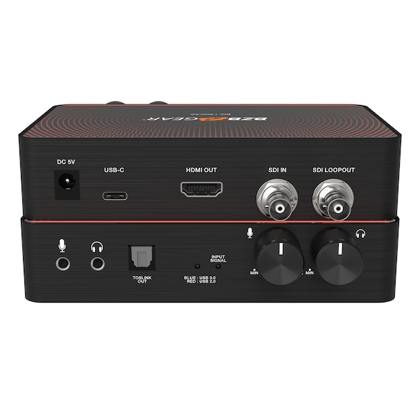 Bzbgear USB-C 12G-SDI Video Capture Card with Scaler, HDMI 2.0/12G-SDI loop out, Audio - BG-12GCSA