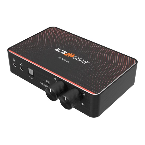 Bzbgear USB-C 12G-SDI Video Capture Card with Scaler, HDMI 2.0/12G-SDI loop out, Audio - BG-12GCSA