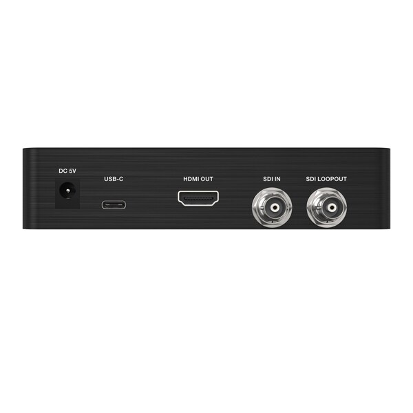 Bzbgear USB-C 12G-SDI Video Capture Card with Scaler, HDMI 2.0/12G-SDI loop out, Audio - BG-12GCSA