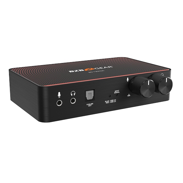 Bzbgear USB-C 12G-SDI Video Capture Card with Scaler, HDMI 2.0/12G-SDI loop out, Audio - BG-12GCSA