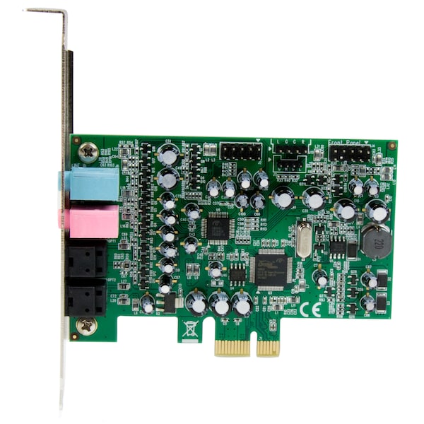 Startech.Com PCIe 7.1 Channel Surround Sound Card - HiFi SPDIF Audio Card - PEXSOUND7CH