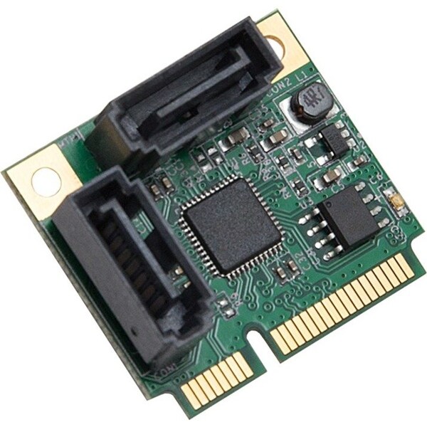 Syba Mini Pci Express 2.0 2-Port Sata6G Card, w/ Raid, Asm1061 Chipset - SI-MPE40095