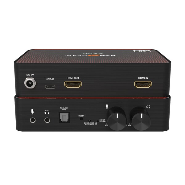 Bzbgear USB-C 4K120 Video Capture Card with Scaler, HDMI 2.1 Loop out, Audio & HDR10 to SDR Conversion - BG-4K120CHA