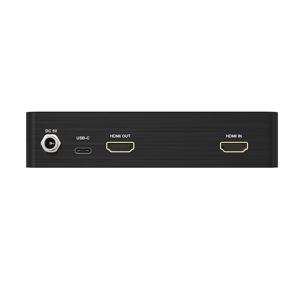 Bzbgear USB-C 4K120 Video Capture Card with Scaler, HDMI 2.1 Loop out, Audio & HDR10 to SDR Conversion - BG-4K120CHA