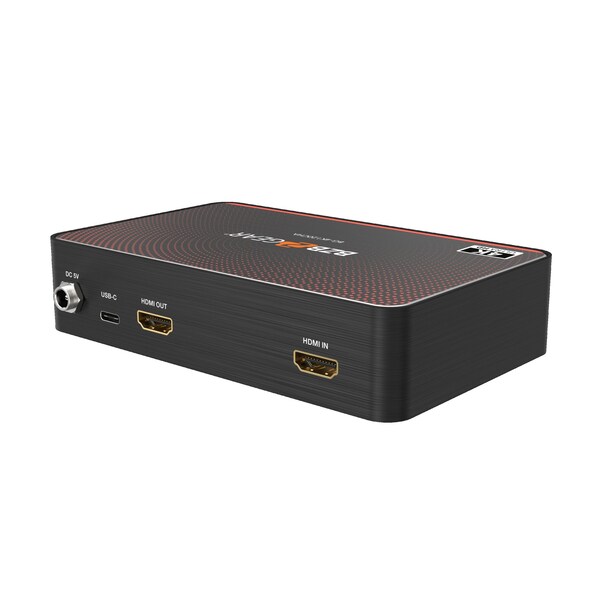 Bzbgear USB-C 4K120 Video Capture Card with Scaler, HDMI 2.1 Loop out, Audio & HDR10 to SDR Conversion - BG-4K120CHA