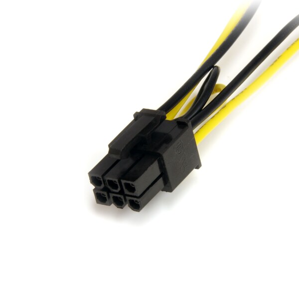 Startech.Com 6in SATA Power to 6 Pin PCIe Video Card Power Cable Adapter - SATPCIEXADAP