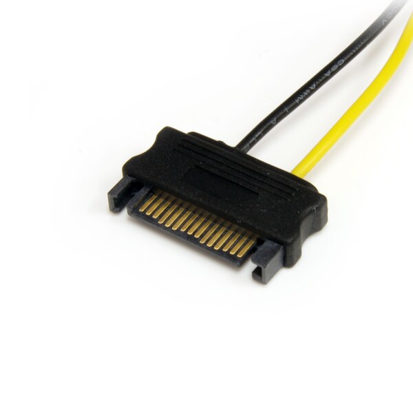 Startech.Com 6in SATA Power to 6 Pin PCIe Video Card Power Cable Adapter - SATPCIEXADAP