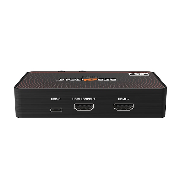 Bzbgear USB-C 4K60 Video Capture Card with Scaler, HDMI 2.0 loop out, Audio & HDR10 to SDR Conversion - BG-4KCHA