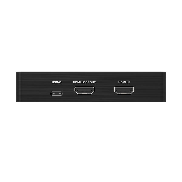 Bzbgear USB-C 4K60 Video Capture Card with Scaler, HDMI 2.0 loop out, Audio & HDR10 to SDR Conversion - BG-4KCHA