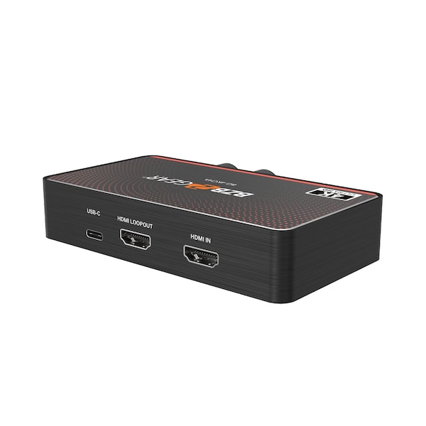 Bzbgear USB-C 4K60 Video Capture Card with Scaler, HDMI 2.0 loop out, Audio & HDR10 to SDR Conversion - BG-4KCHA