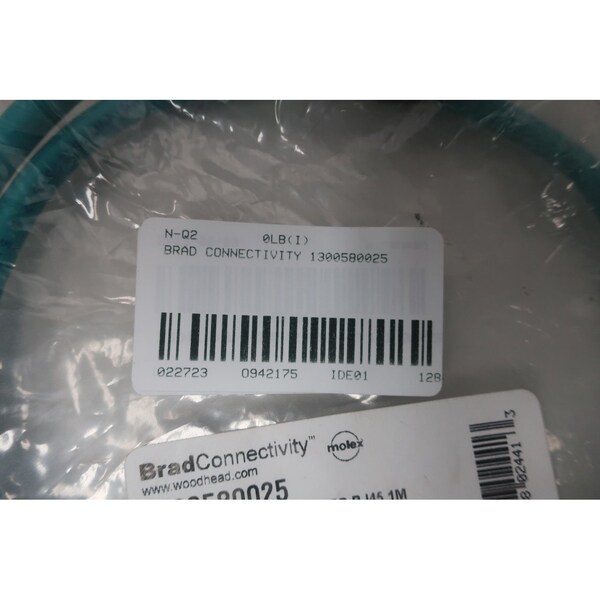 Cable de Cordón Brad Harrison Ultra-Lock D-Code M12 a Rj45 de 1M - 1300580025 ERWPAB3002M010

Por favor ten en cuenta que no traduje la marca del producto.