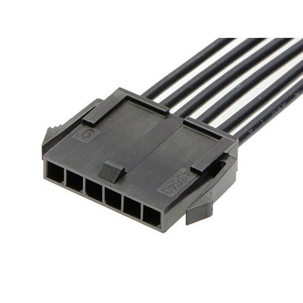 Molex Micro-Fit 3.0 Male-To-Pigtail Off-The-Shelf (Ots) Cable Assembly, Single Row - 2147532062