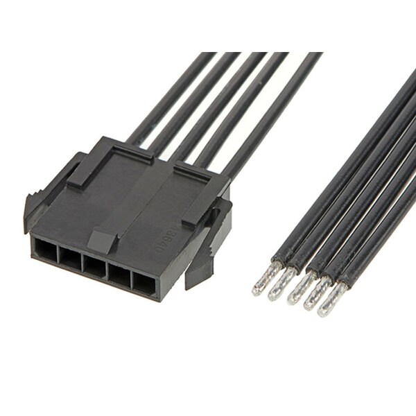 Molex Micro-Fit 3.0 Male-To-Pigtail Off-The-Shelf (Ots) Cable Assembly, Single Row - 2147532052