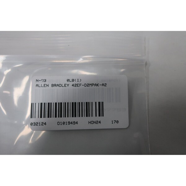 Sensor fotoeléctrico Allen Bradley PHOTOSWITCH 10.8-30V-DC - 42EF-D2MPAK-A2