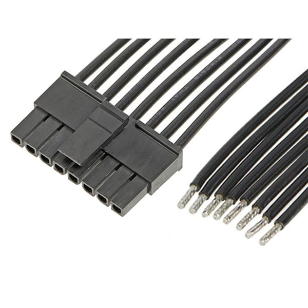 Molex Micro-Fit 3.0 Female-To-Pigtail Off-The-Shelf (Ots) Cable Assembly, Single Row - 2147512083