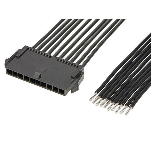 Molex Micro-Fit 3.0 Male-To-Pigtail Off-The-Shelf (Ots) Cable Assembly, Single Row - 2147532103