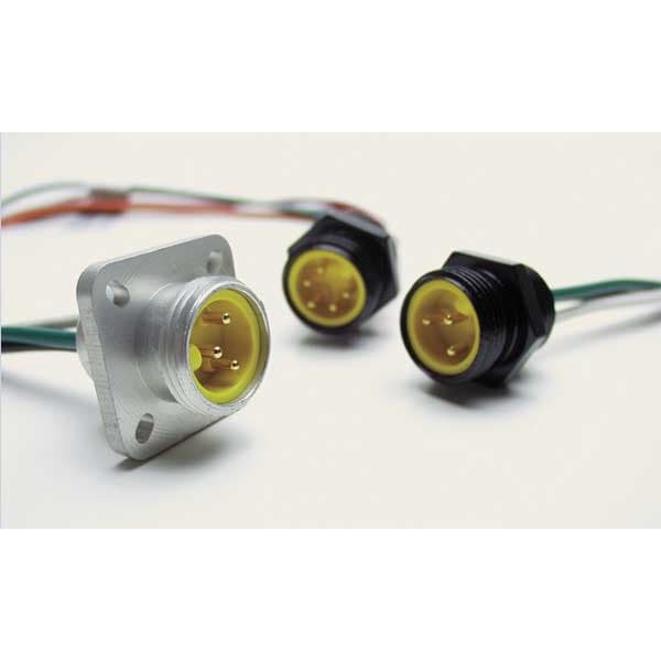 Receptáculo de rosca externa de Brad Harrison, 6, Macho, 16 AWG - 1R6006A20A120