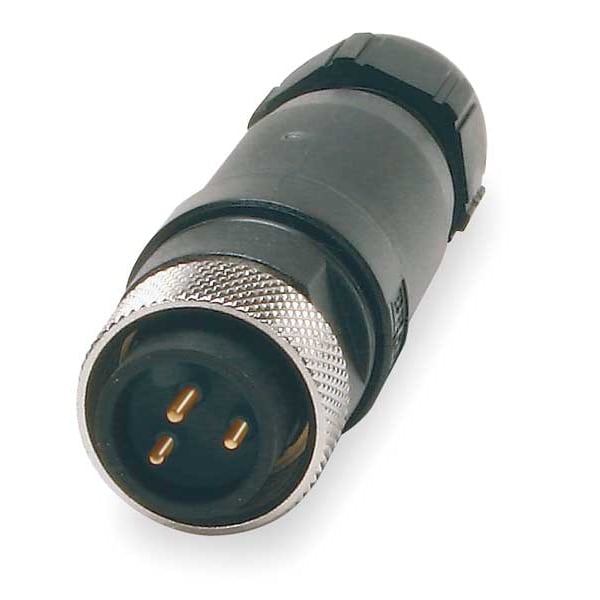 Conector de hilo interno de Brad Harrison, 3, macho, 16 AWG - 1A3002-34