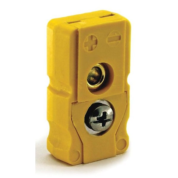 Conector termopar Dayton, K, amarillo, pin plano - 36GK89