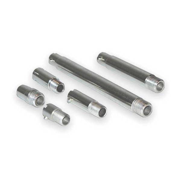 Adaptador de bayoneta Tempco, 1/8-27 NPT, L 1 3/8, Plata - TCA-104-103